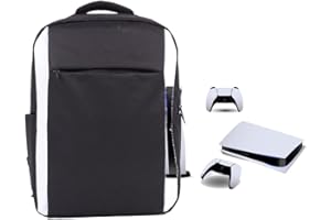 ANNADUE Mochila de Almacenamiento Portátil Consola de Juegos Bolsa de Viaje Multifunción Mochila de Almacenamiento Estuche de Transporte a Prueba de Golpes Mochila de Viaje para Controlador de Juegos