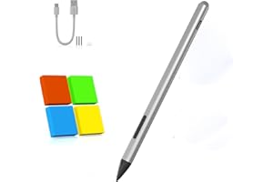 ARSANDYN Microsoft Surface Pro Pencil – Stylus Stift für Surface Pro 12/11/9/10/8/X/7/6/5/4/3 mit 4 Spitzen, 4096 feinste Steuerung, Handflächenerkennung, Surface Stylus für Surface Go 3/Go 2/Book/Laptop 5