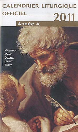 Calendrier liturgique officiel 2011 : Année A