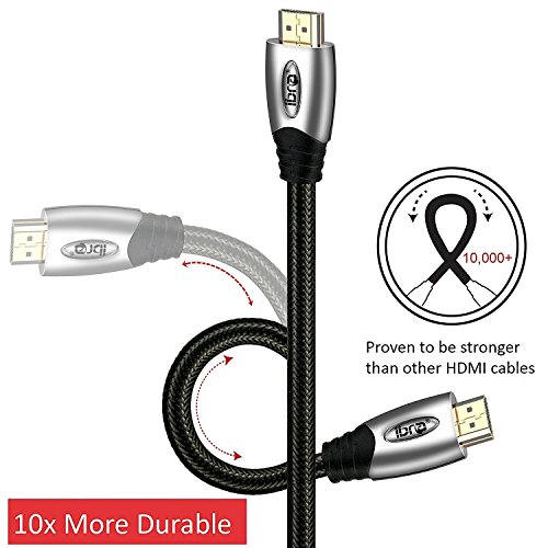 IBRA® PLATINUM 1.5m HDMI Kabel / kompatibel mit HDMI 2.0 (Ultra HD 4K 3D Full HD 1080p ARC Highspeed mit Ethernet) - 4