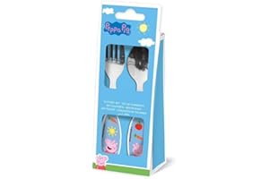 SET POSATE IN METALLO 2 UNITÀ PEPPA PIG Stor