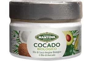 Olio di Cocco Biologico Vergine & Olio di Avocado-90 ml-Naturale,Puro,Organico. Dal delicato sapore di cocco. Provenienza da Agricoltura Biologica Certificata -Alta Qualità Fratelli Mantova dal 1905.