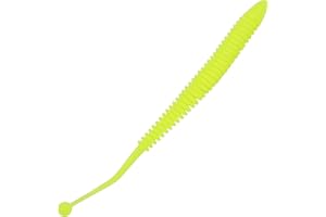 FISHING TACKLE MAX FTM Omura Baits Snake 8,4cm 1,4g - 10 Forellenköder, Geschmack:Knoblauch, Farbe:neon gelb