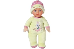 Zapf Creation- Baby Born Sleepy Bambola di pezza da 30 cm con sonaglio Integrato e Body Perfetta per i Neonati, Colore, 832271