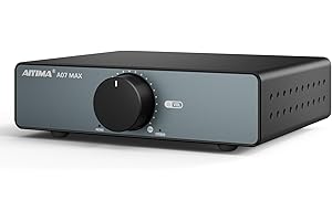 Amplificatore Hi-Fi AIYIMA A07 MAX 2 CH 300 Wx2 TPA3255 mini amplificatore di potenza in classe D Amplificatore desktop mono stereo collegabile a ponte 600 Watt con uscita da 3,5 mm