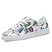 Produktbild HILOTU Junge Herren- Und Damenmode-Turnschuhe Lässige Paare Graffiti Atmungsaktiv Leichte Leinwand Persönlichkeit Blenden Bunte Street Dance Wassermelone Toe Sportschuhe Low Cut Print Graffiti Schuhe