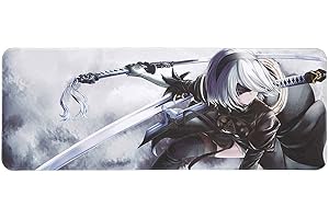 CosplayStudio Grande NieR: Tappetino per mouse per gaming, XXL, 80 x 30 cm, motivo: A