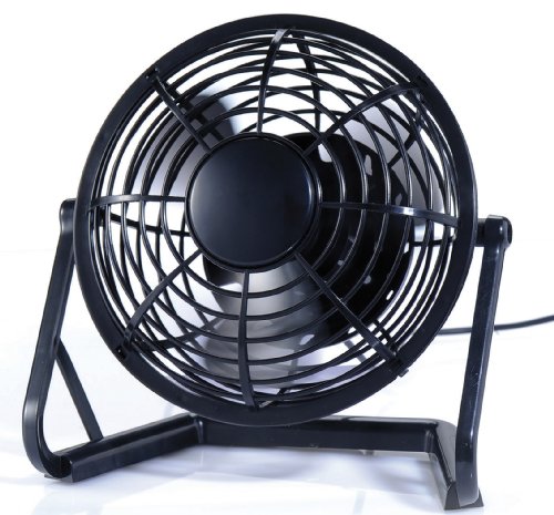 Beco 1 USB-Tischventilator, 16.4 x 11.0 x 16.5 cm, mit An und Aus-Schalter, 3-stufig regulierbar, Rotation 360 Grad, 611.30