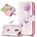 Produktbild Roreikes Samsung Galaxy S5 / S5 Neo Hülle, Galaxy S5 / S5 Neo Case, Hülle Muster Blume Strap Wallet Cover Tasche Bunte Retro PU Leder Flip Case Handytasche Muster Schutz Hüllen im Bookstyle Handyhülle Ledertasche mit Stand mit Neun Funktion Kartenfächer Magnetverschluss Magnet Etui Schale Schutzhüllen für Samsung Galaxy S5 / S5 Neo