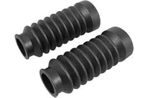 Motodak - Soffietto per forcella Scoot, diametro 25 e 40 mm, lunghezza 110 mm, compatibile con MBK 50 Booster-Yamaha 50 Bws (coppia)