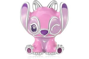 GHMIOU Charms 925 Sterling Silver 5A Cubic Zirconia Ciondolo Charm per Bracciale Charm Bead Ciondolo per Bracciali Europei Collane Gioielli Regalo per Donna