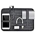 Produktbild OTraki Organisationssystem A4 Organizer Zubehör 315 x 220mm Multifunktionale Aufbewahrungstasche mit Reißverschlussbeutel Gridit Elastisches Band Reise Innere Tasche für Speicherkarten Ladenkabel
