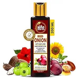 The Indie Earth Red Onion Oil For Healthy Hair Growth 200ml