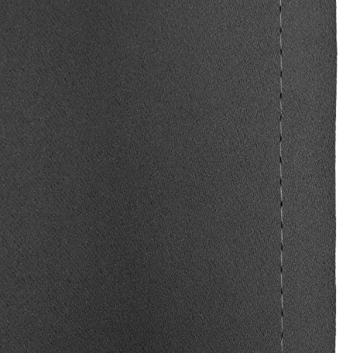Deconovo Blickdicht Gardinen mit Ösen für Schlafzimmer Thermogardinen Vorhang Blickdicht 245×140 cm Dunkelgrau 2er set - 7