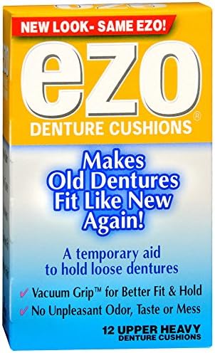 Ezo Denture Cushions, Upper Heavy - 12 Ea