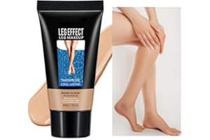 ‎GL-TURELIFES Bein Make-up wasserdicht Keine Übertragung, Flawless Lotion, Bein und Körper Narbe Abdeckung Make-up/Tattoo Abdeckung oben, Beine Bein Glow (#2 Medium Golw, 30ml)