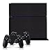 Produktbild kwmobile Sticker Set für Playstation 4 - Aufkleber für Konsole und Aufkleber für 2 Controller im Carbon Design
