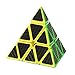 Produktbild Twister.CK Pyraminx Pyramid Speed Cube mit Carbon-Faser-Aufkleber, 4-Side 3x3 Twisty Würfel Gehirn Teasers für Cube-Enthusiasten, Kinder Geschenk für Intelligence Development
