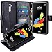 Produktbild LG Stylus 2 Hülle, LK PU Leder Brieftasche Hülle Schutzhülle Tasche Ledertasche Kartenfach Flip Cover Case Lederhülle für LG Stylus 2 (Schwarz)