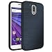 Produktbild Lenovo Moto G4 Hülle, Moto G4 Plus Handy Hülle, Moonmini Ultra Slim TPU + PC Dual Layer Hybrid Stoßfest Handy Schutzhülle Brieftasche Card Slot Armor Schale Tasche Case mit Ständer für Motorola Moto G4 / G4 Plus (5,5 Zoll) (Navy Blau)