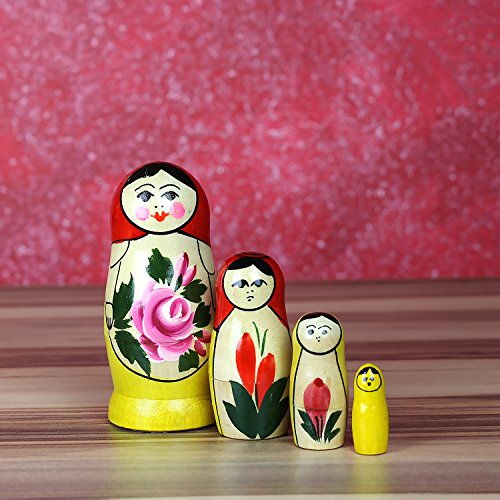 MATROSCHKAS im Hand Made Classic 4-teilig 9 cm Holz Geschenk Spielzeug - 6