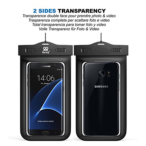 IBROZ Funda estanca sumergible hasta 30 metros mosquet n para submarinismo nataci n navegaci n para iPhone 6 6Plus 7 7Plus Samsung Galaxy S6 S7 Note y otros m viles de hasta 5 7 - Nero reviews IBROZ Funda estanca sumergible hasta 30 metros mosquet n para submarinismo nataci n navegaci n para iPhone 6 6Plus 7 7Plus Samsung Galaxy S6 S7 Note y otros m viles de hasta 5 7 - Nero