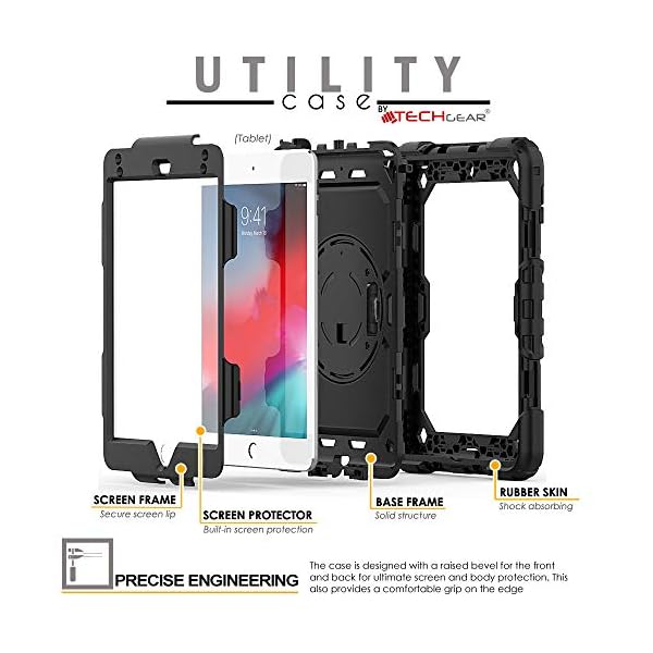 TECHGEAR Utility Funda Compatible con iPad Mini 5 2019 / iPad Mini 4 - Funda Protectora Prueba de Choques Resistente… - Image 5