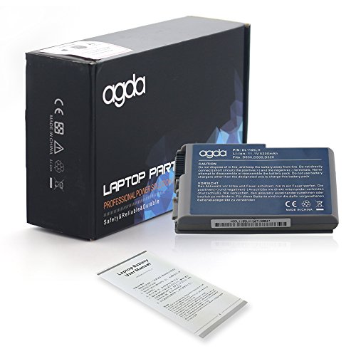 AGDA®Li-ion 6-Zellen 11.1V 5200mAh Neu Externer Notebook Laptop Batterie Akku Kapazität für Dell Latitude D500 D505 D510 D520 D530 D600 D610 C1295 Inspiron 500m - 6