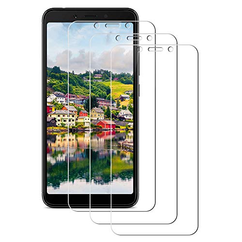 AYUBMR 2-Unidades Cristal Templado para Xiaomi Redmi 6 Protector de Pantalla Alta Definicion Vidrio Templado