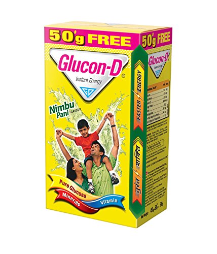 Glucon-D Lime 450+50 g RS.120 (11.00% Off) - Amazon