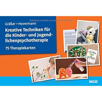 Kreative Techniken für die Kinder- und Jugendlichenpsychotherapie: 75 Therapiekarten. Kartenset mit 75 Bildkarten und 36-seitigem Booklet. Mit Online-Material