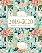 Produktbild Pretty Simple Planners Weekly and Monthly Planner and Organizer: Calendar Schedule + Agenda | Inspirational Quotes | Floral Mint Cover (2019-2020 Academic Planners July 2019 through July 2020, Band 3)