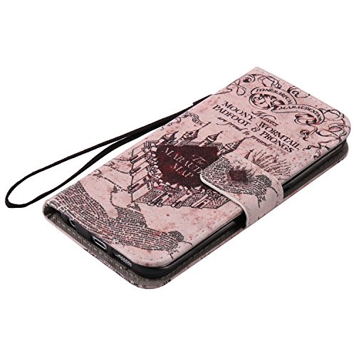 Feeltech Samsung Galaxy S6 Edge Hülle PU-Leder und Brieftasche Bunte Muster Fall mit Magnetverschluss, Hybrid-Kickstand mit Stand-Funktion, schlagen Sie schützende weiche TPU Stoßstangenabdeckung und Kreditkartenhalter für Samsung Galaxy S6 Edge Handgelenk Bügel-Buch-Art-Geldbeutel-Tasche mit 2 In 1 Berühren Sie Stift – Schloss - 6