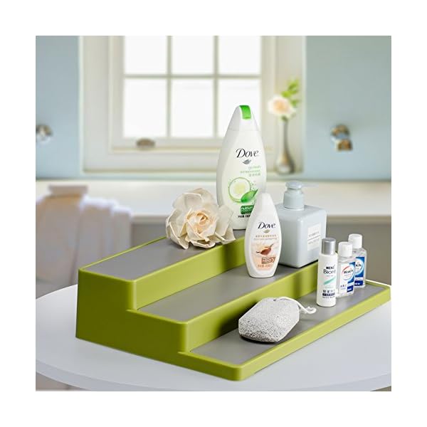 Tofern Home Durable plastic 3 layer Kitchen Spice Rack Shelf Organizer kitchen cupboard - Image 6