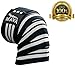 Produktbild Mava Sports Kniebandage Für Den Sport | Herren & Damen | Elastisch | Crossfit, Fitness, Bodybuilding, Joggen | 1 Paar | Schwarz + Grau