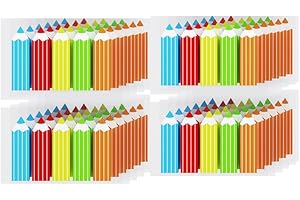 ‎KIFZM KIFZM 1800 Stück Bleistift Index Marker,24 Sets in 5 Farben,wiederverwendbare Haftfahnen,einfache Index-Tabs, Haftnotizen,Seitenmarker Zum Hervorheben von Informationen in Verträgen,Büchern oder Akten