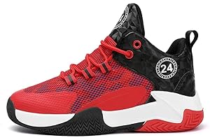 Hixingo Enfant Chaussure de Basketball Garçon Sneakers Baskets Filles Baskets de Basket-Bal Hautes pour Chaussures de Sport, pour Femme Jeunes Homme