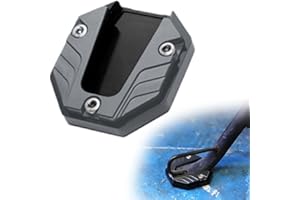 UEAVOID Universal Motorrad Stützfuß-Verlängerungspolster Seitenständer-Unterstützung Stützplatte-Vergrößern Ständer Seite Stehen Vergrößern CNC-Aluminiumlegierung