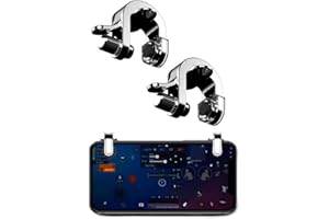 PAUCATOR Handy Mobile Game Controller 100% Metall Trigger Tragbar Gaming Gamepad für PUBG Mobile Trigger, für iPhone/Android, IFYOO Z108 Feuer Shooter Tasten Griff L1 R1 Triggers【1 Paar】