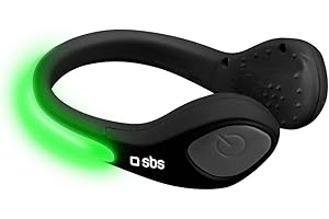 Lumière de sécurité pour chaussures de course SBS, lumière verte clignotante ou fixe, adaptée à la course et au jogging en soirée