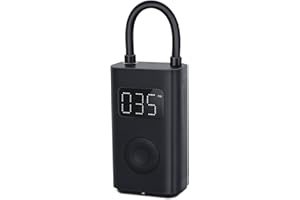 LEELBOX Xiaomi Mijia 1S Tragbare Elektrische Luftpumpe,Mini fahrradpumpe mit LED Drucksensor(150 PSI,5 Modi,14,8Wh Akku,Autostop-Funktion,LED Licht,über USB-C) für Auto, Fahrrad, Motorrad, Ball