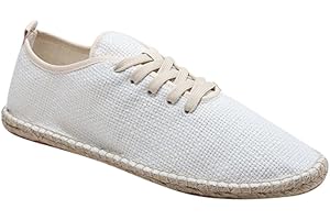 Jitong Respirant Espadrilles pour Hommes Bout Rond Slip-on Chaussures Basses Outdoor Loafers d'été