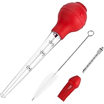 Siringa Per Marinatura ZEACCT - 4 Pezzi Per Tacchino, Carne, BBQ - In Acciaio E Silicone Senza BPA - Foto 6