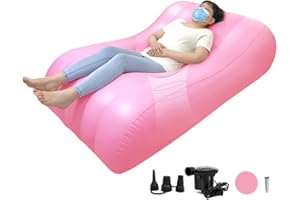Mybow BBL Mattress Bed with Hole After Surgery for Sleeping Brazilian Butt Lift Pillow Post Surgery Supplies Recovery Kit BBL Blow Up Mattress Inflatable Couch Waterproof Air Mattress