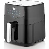 Conti CDF-451 Prime Airfryer Yağsız Frit&ouml;z 4.5 L | Dijital Dokunmatik LED Ekran, 8 Otomatik Program, 80-200&deg;C Sıcaklık Ayarı,