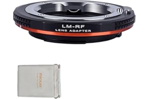 PHOLSY Manueller Objektivadapter: Kompatibel mit Leica M Objektiv und Canon RF (EOS R-Type) Kameragehäuse