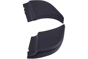 beler 1Pair Rear Bumper End Plate Corner Cap Trim
