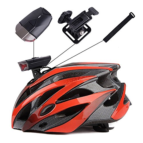 YaFex LED Fahrrad Lichter Set USB Wiederaufladbare Fahrradbeleuchtung 3-6 Licht-Modi Wasserdicht Outdoor Fahrradlampe - 4