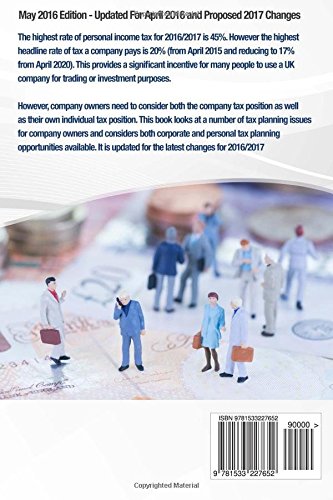 Book's Cover of Company Tax Planning Handbook: 2016/2017