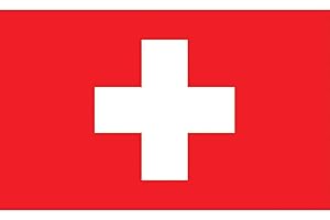 TrendClub100® Fahne Flagge „Schweiz Switzerland CH“ - 150x90 cm / 90x150cm
